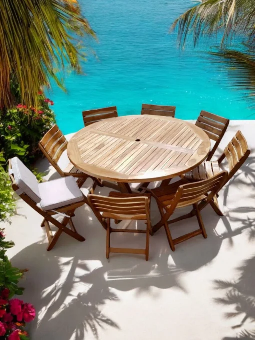 Sillas de Madera Teak en Atlanta: Estilo y Durabilidad para tu Hogar - Image 2